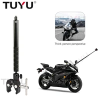 tuyu motorcycle 3rd person view invisible selfie stick for gopro hero 9 max insta360 go 2 one x2 oner camera mount accessories