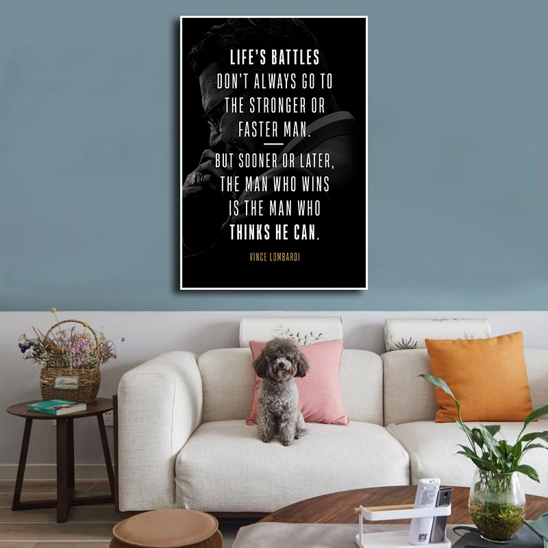 

Positive Energy Language in the Workplace Canvas Painting Posters and Prints Wall Art Pictures for Living Room Home Decoration