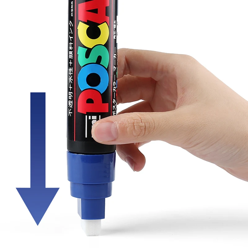 3 шт. Mitsubishi Uni Posca PC 17K маркерная ручка Экстра широкая Tip 15mm 8 цветов выбор офисных
