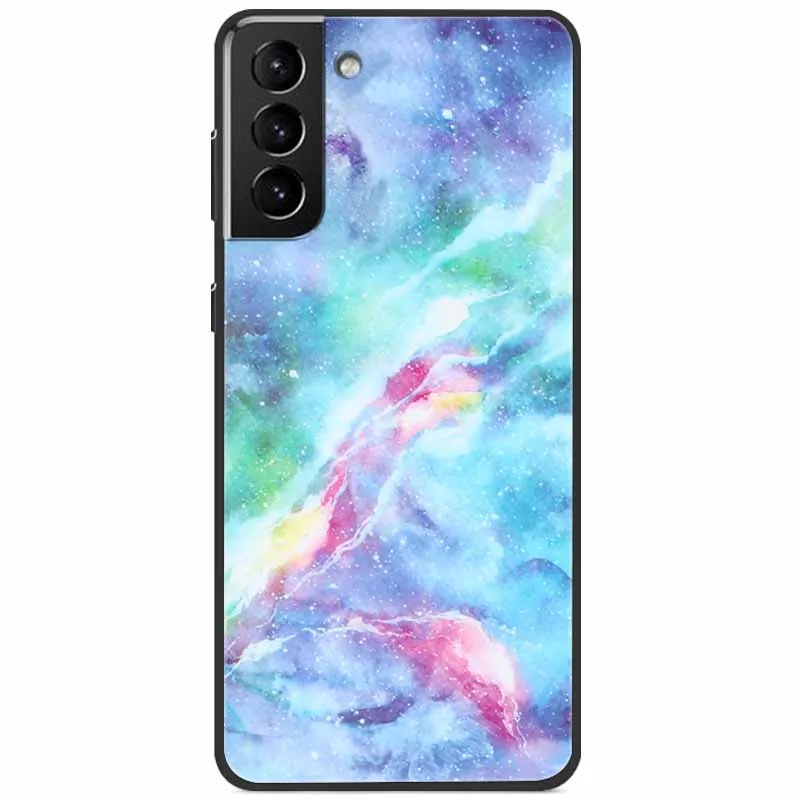 Чехол для Samsung S21 FE Plus Ультра мягкий силиконовый мраморный ТПУ чехол телефона Galaxy