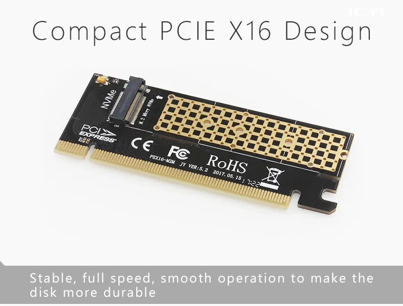 К. JEYI CoolSwift PCIE3.0 nnnnадападападападападападападапк к x16 PCI-E Full speed M.2 2280