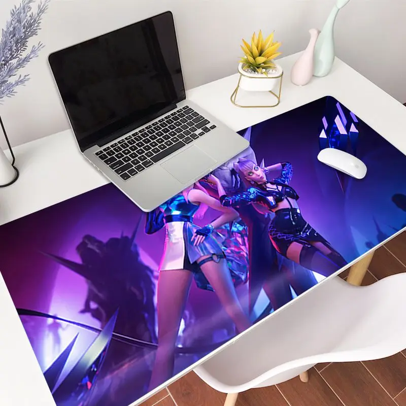 

KDA ALL OUT Seraphine New Designs Customized laptop Gaming mouse pad Size for 300x900x2mm