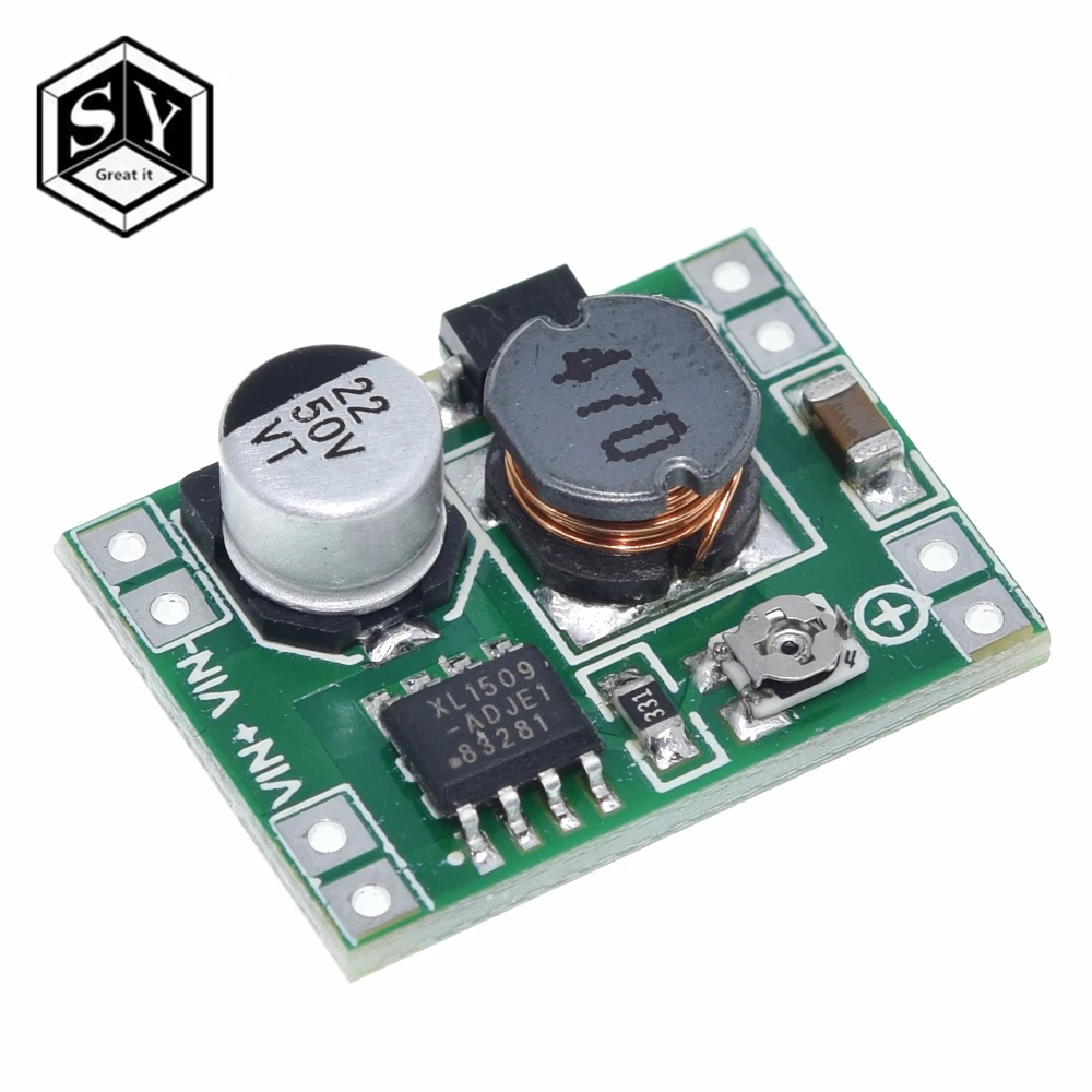 GREAT IT 1 шт. XL1509 понижающий модуль выходное напряжение регулируется супер мини