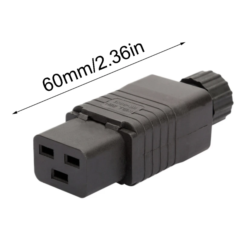 IEC PDU UPS 16A 250VAC 320 C 19 plug C19 сделай сам штекер conector Rewirable Socket | Электроника