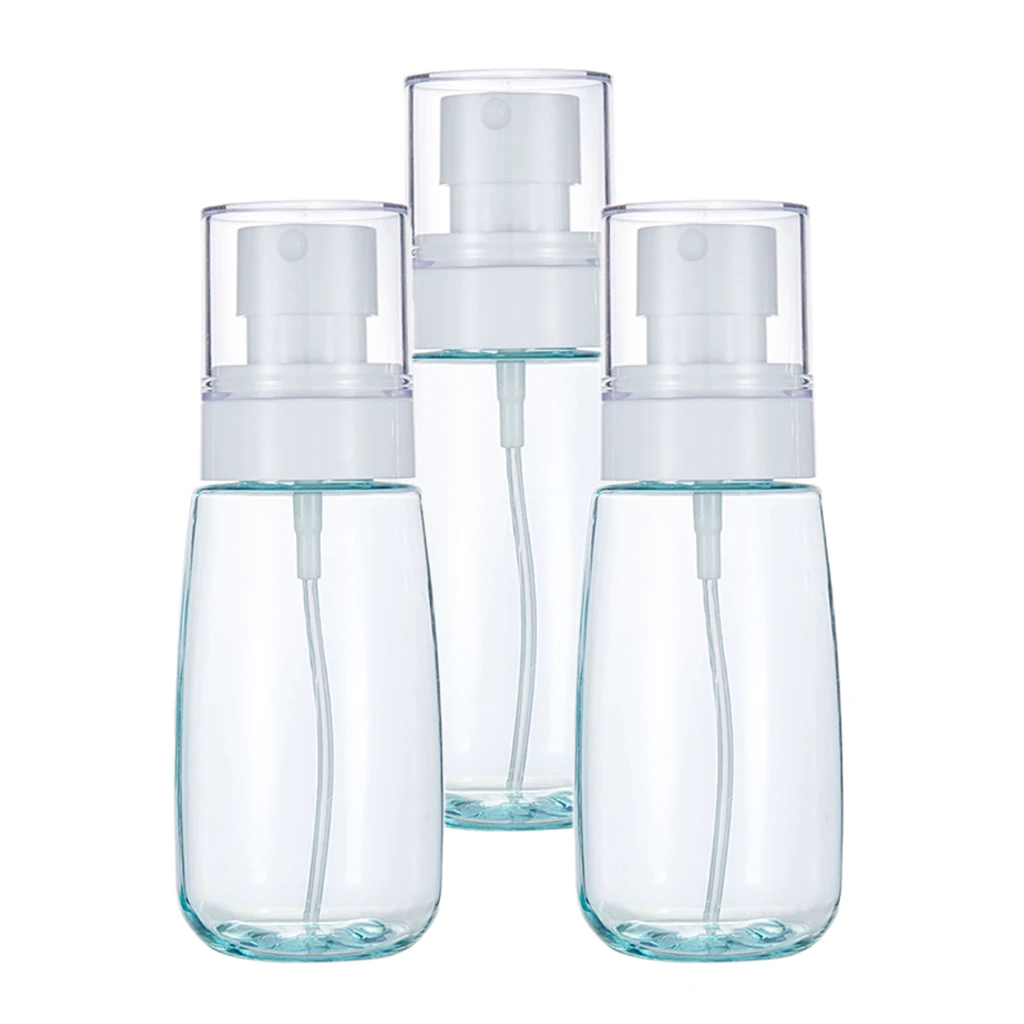 

3pcs Empty Plastic Fine Mist Spray Bottle Perfume Container Atomizer 80ml