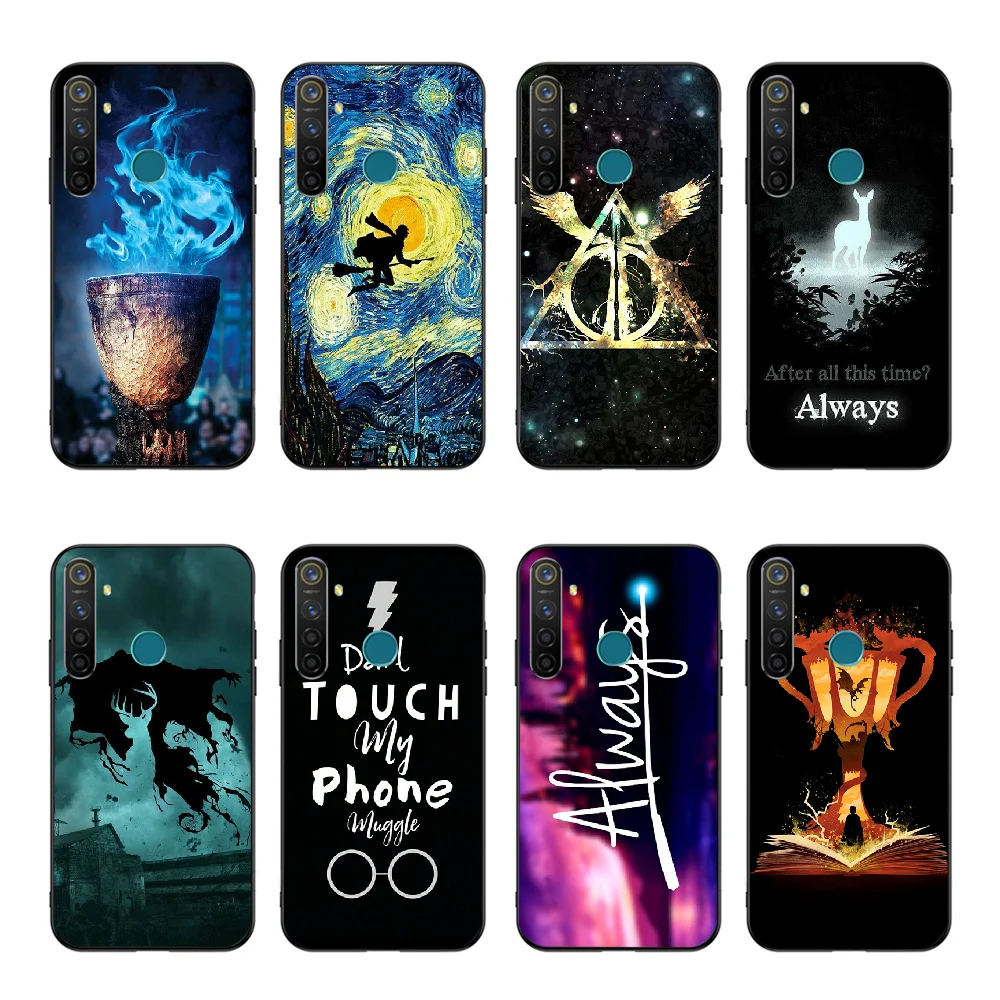 

NBDRUICAI Potter Love Soft black Phone Case For OPPO Realme 5 3 2 Pro F7 F9 F11 F3 RENO Cover