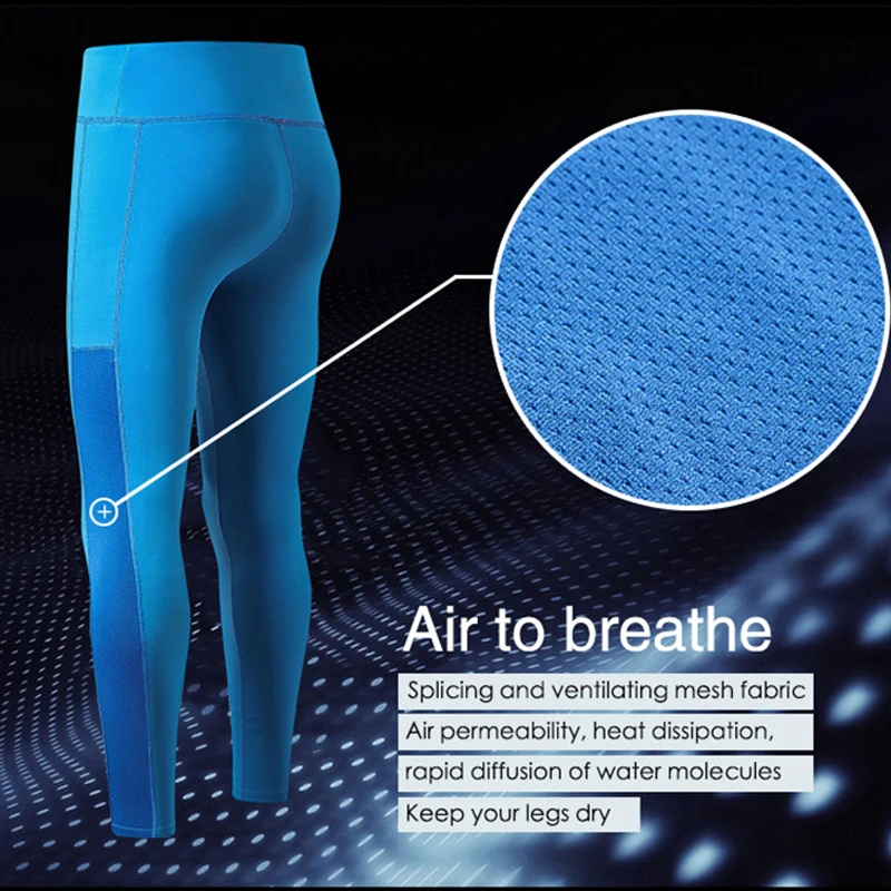 2019 новые сексуальные девушки карман тренажерный зал Йога длинный трико