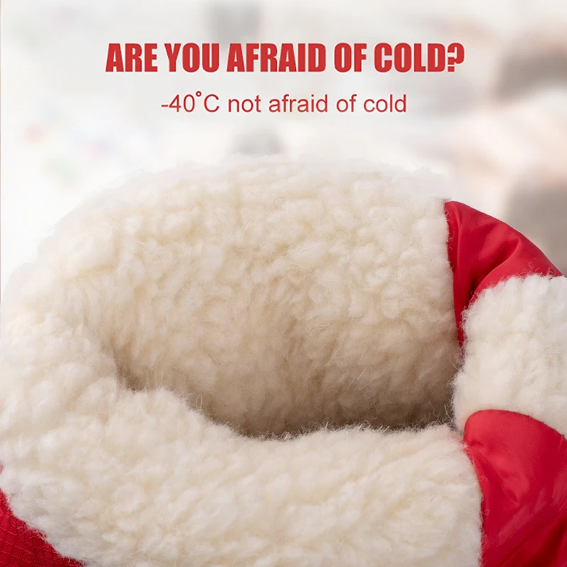 Женские зимние ботильоны Rimocy на платформе с плюшевой подкладкой цвета в