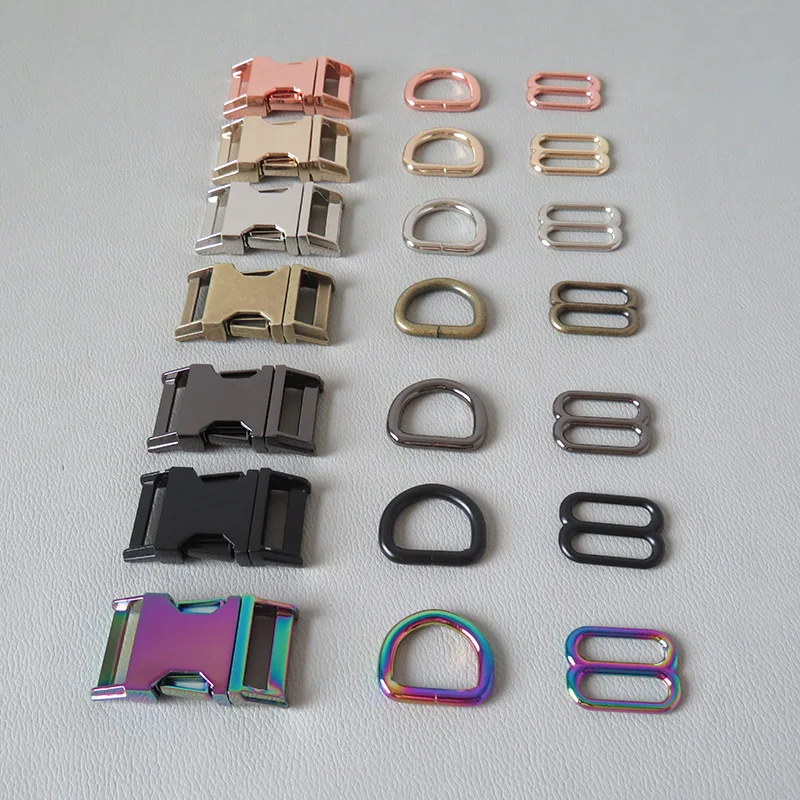 Ошейник для собак из ткани 20 мм металлический D Кольцо ползунок петля ремня
