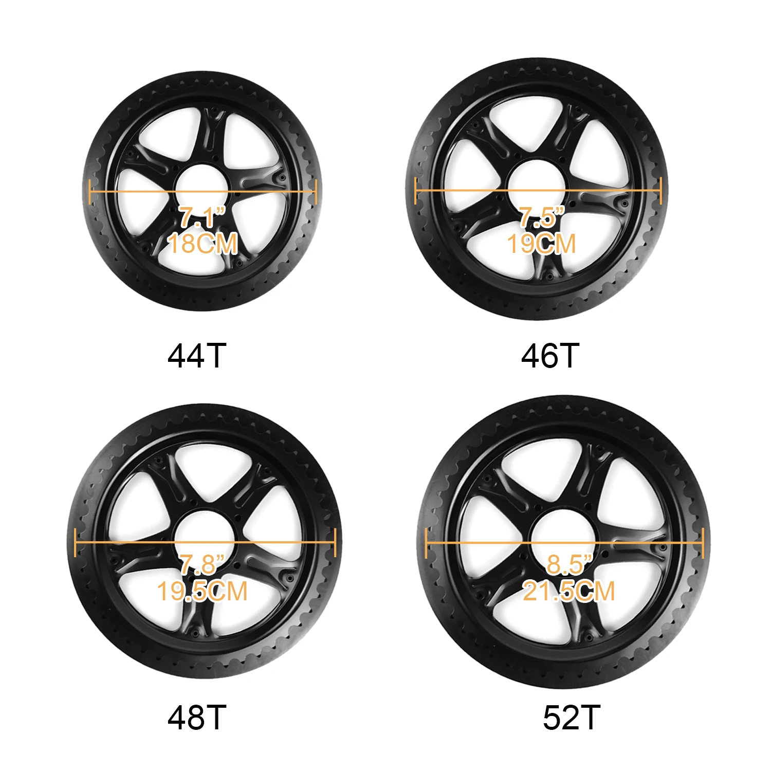 Электрический велосипед okfeet BBS01 BBS02 BAFANG E замена 44T 46T 48T 52T зубчатое цепное колесо
