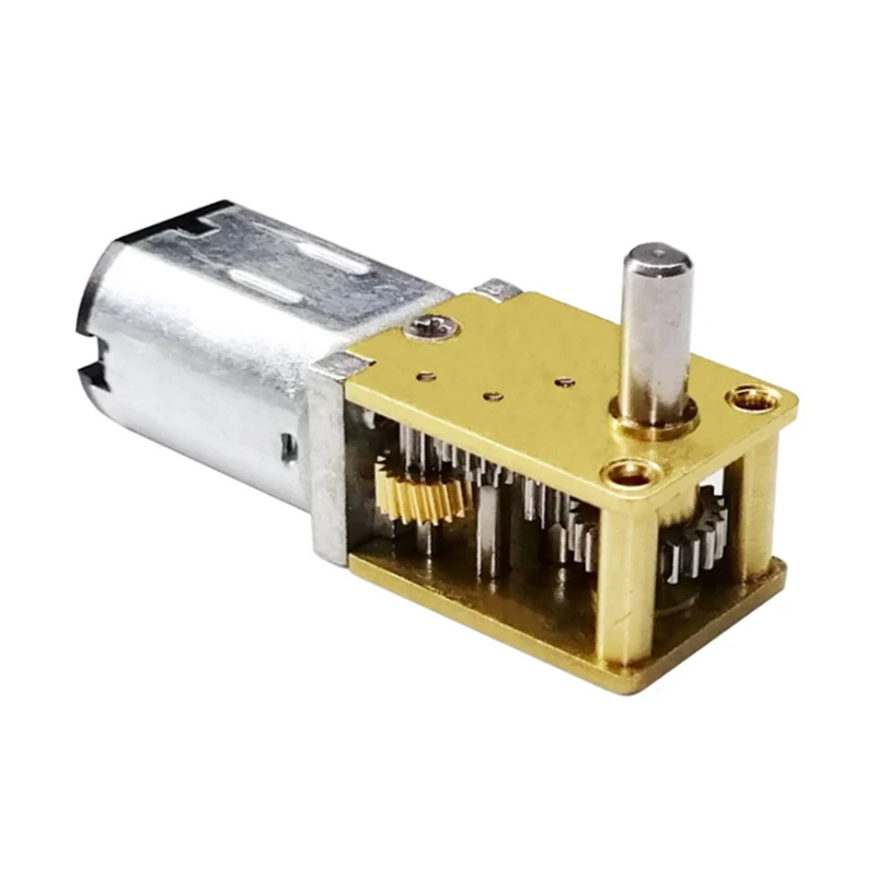 Редукционный двигатель N20 высокий крутящий момент постоянного тока 12 В червячный