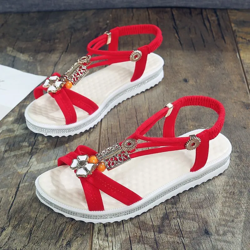 

Summer New Women Shoes Comfortable Sandals Fashion Roman Shoes