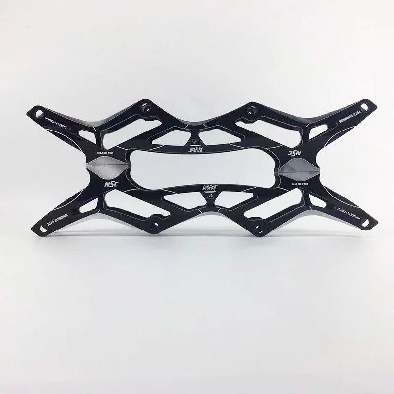 

Inline Skates Frame 3X110 mm 1X100 mm Chassis 195 mm Mounting Track Race 7075 Aluminum Alloy Base