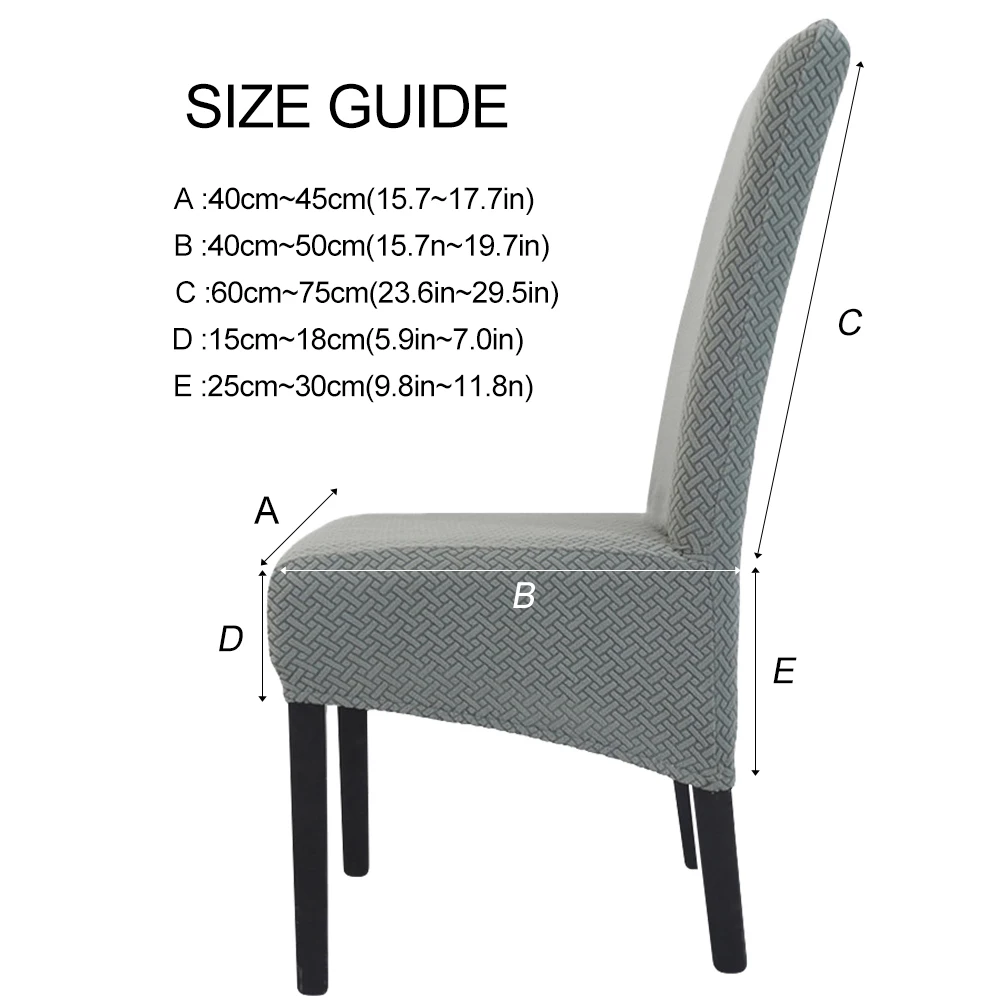 Новинка 1/2/4/6 шт. съемный моющийся чехол для кресла спандекс эластичный стул