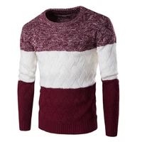 autumn sweater stylish o neck slim wear resistant spring sweater for home spring sweater men sweater
