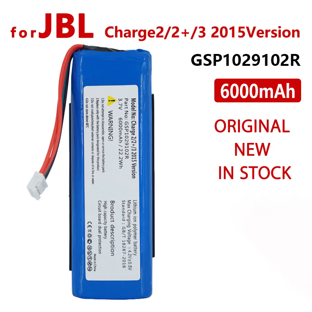 

100% Genuine Replacement GSP1029102R P763098 For JBL Charge2 Charge 2 Plus Charge 3 2015 Mini Speaker Batteries +Tracking number