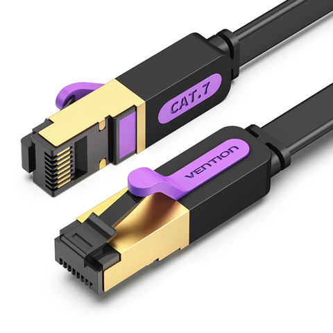 Home Ethernet Cable Game Network Cable Flat Ethernet Cable RJ45 LAN Cable Networking Ethernet Patch Cord Network Cable for Computer Router Laptop Waterproof Cable Color : Black, Length : 30m 