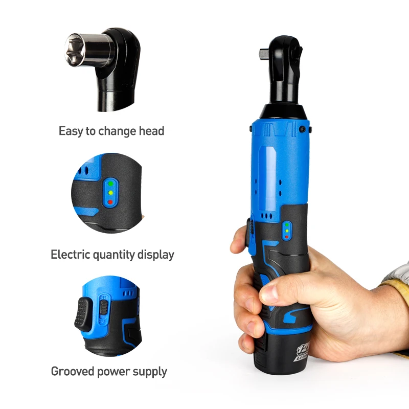 Cordless Electric Wrench 12V 3/8 Ratchet Set Angle Drill Screwdriver to Removal Screw Nut Car Repair Tool ByANKEYPRO | Инструменты