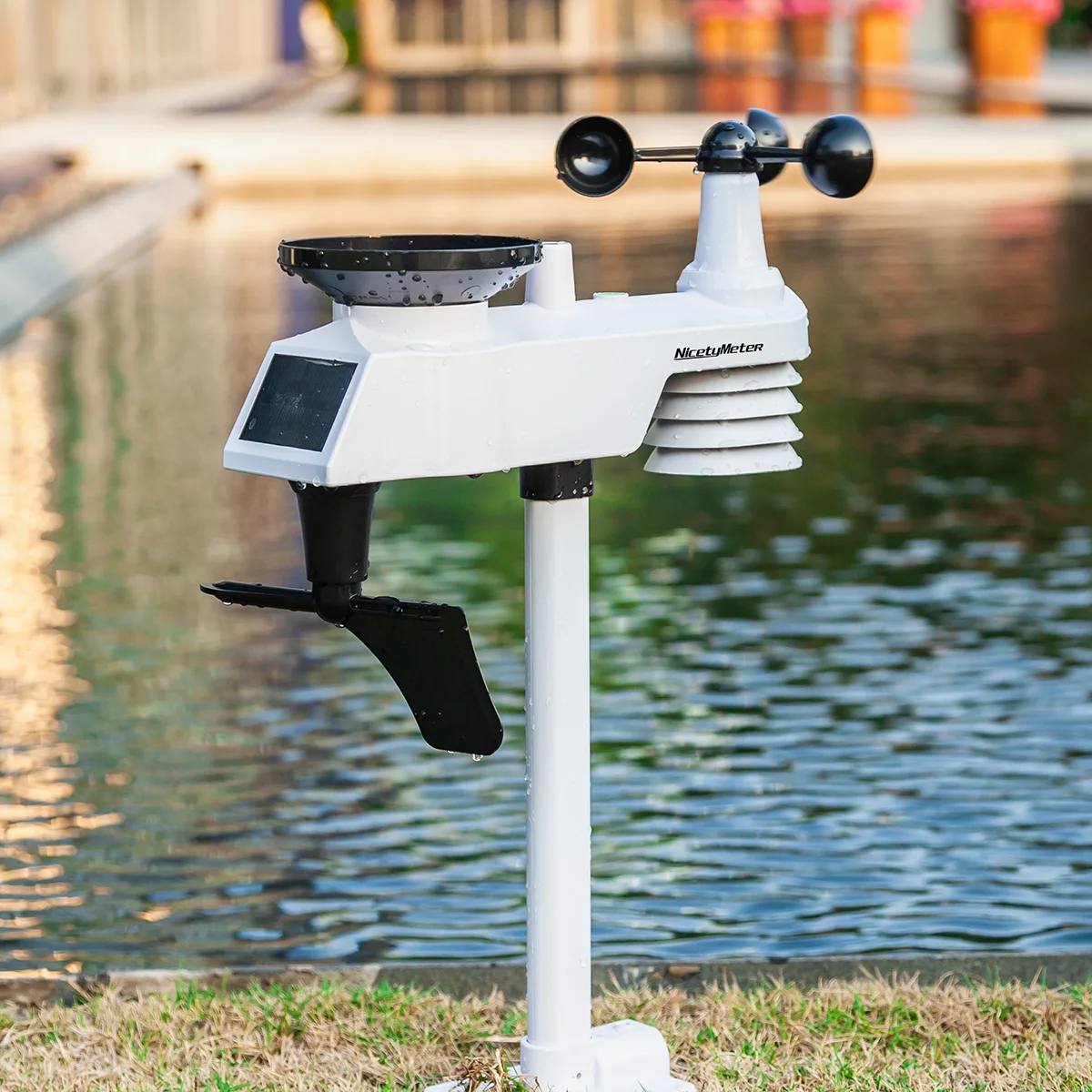 Метеостанция NicetyMeter 0832 0310 Wi-Fi беспроводная с наружным датчиком дождя датчик