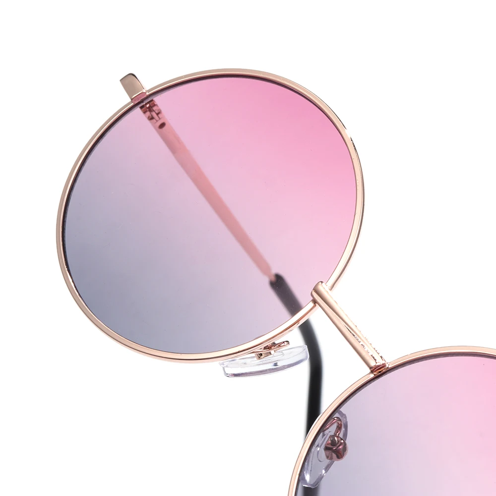 Новинка 2020 модные детские солнцезащитные очки в круглой оправе британском стиле