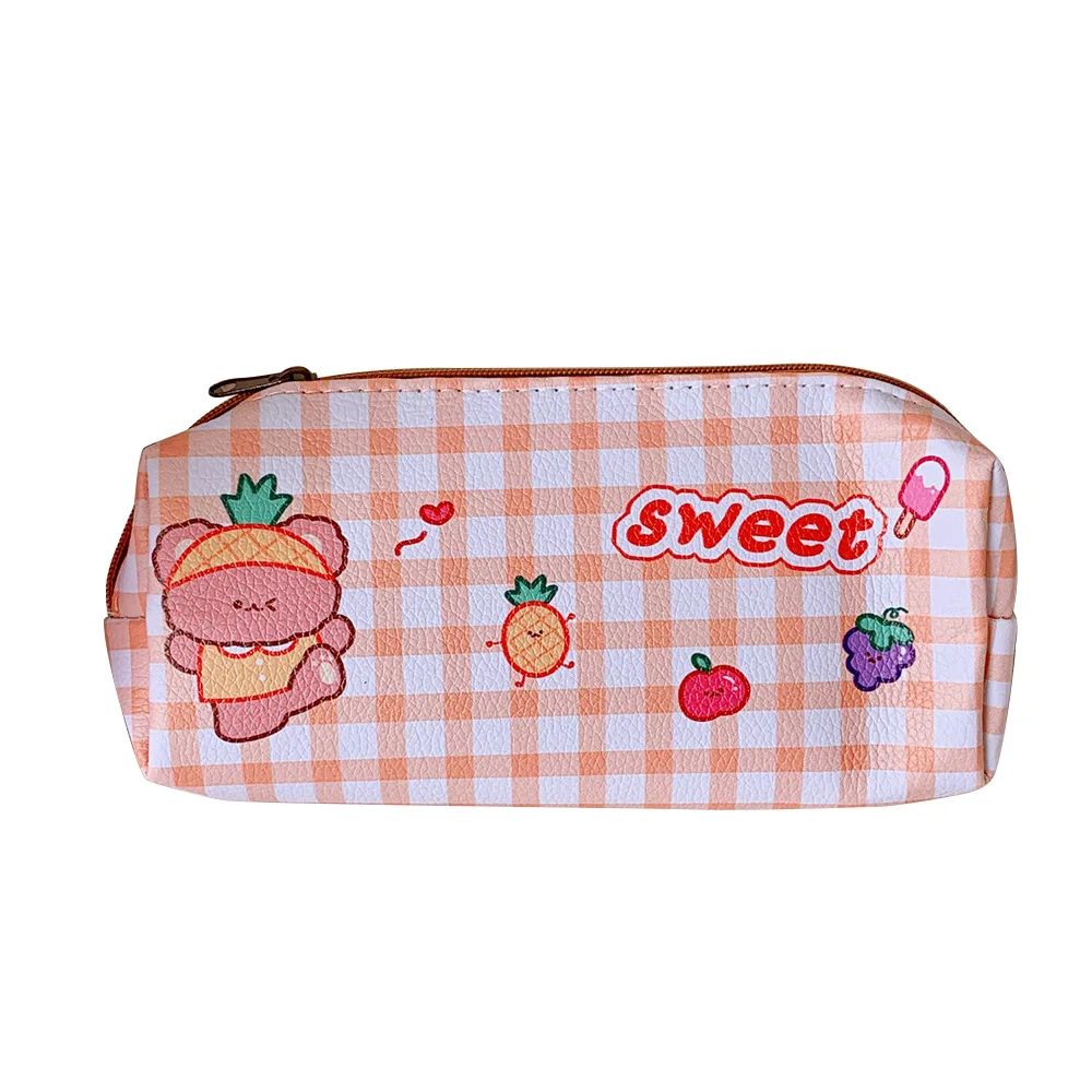 

kAWAII Pencil Cases Large Capacity Kawaii Girls Cosmetic Bag Japanese Stationery All For school Pouch Soft Cute Cartoon GIFT
