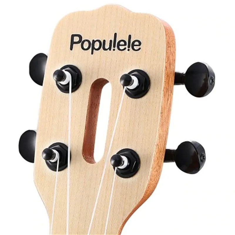 populele smart ukulele 23 zoll 4 sticht elektrische ukulele konzert sopran akustische unterstützung app led mini gitarre mit tasche free global s