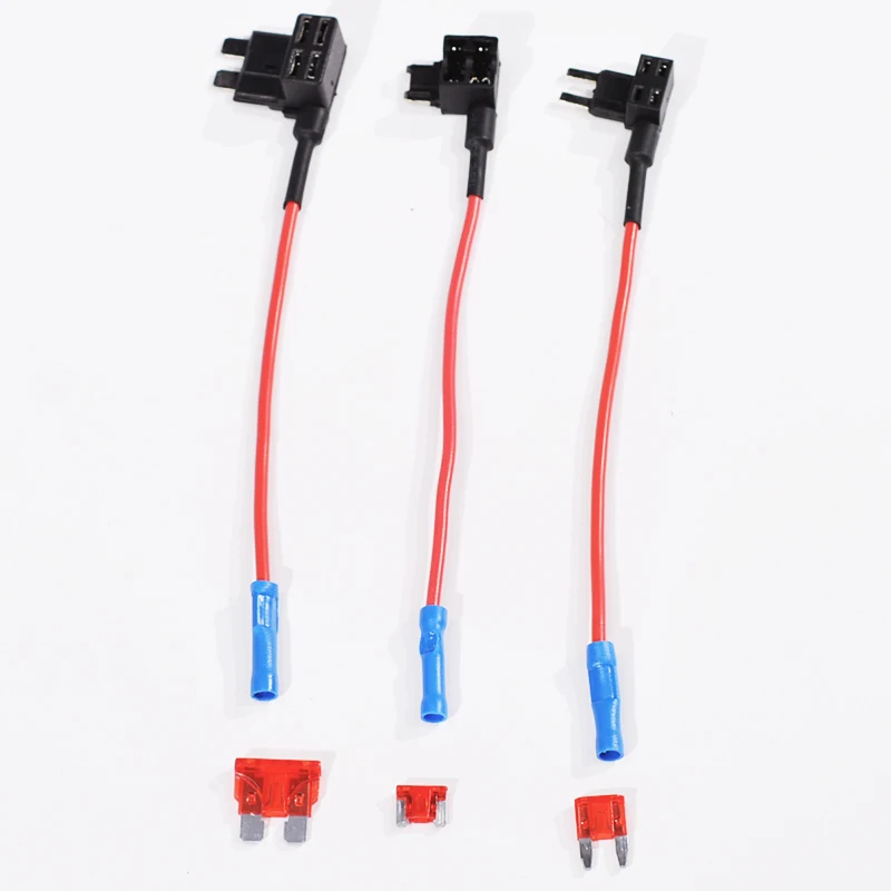 

12/24V Car Add A Circuit Standard/Mini/Micro Blade Fuse Boxes Holder Piggy Back Fuses Tap Fuse Holders & Boxes Blade Parts