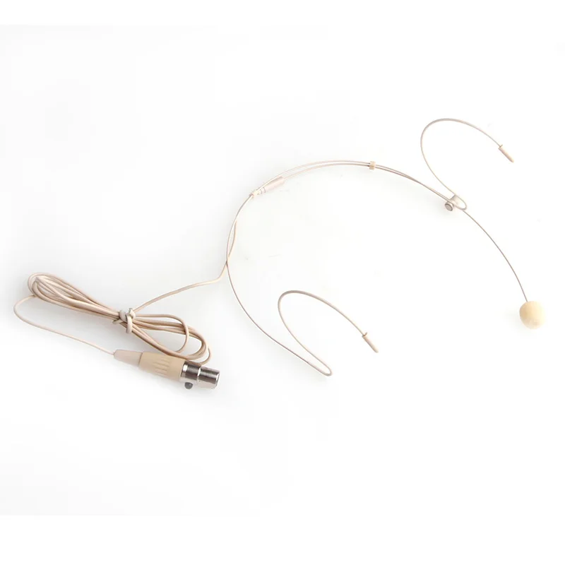 1 шт. двойной ушной крючок микрофон головная гарнитура для Shure ALL XLR 3PIN TA3F |