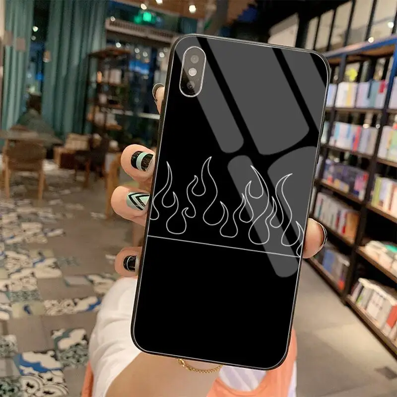 Мягкий чехол для телефона HUAGETOP Flame Blaze Power Torch из закаленного стекла iPhone 11 Pro XR XS MAX 8X7