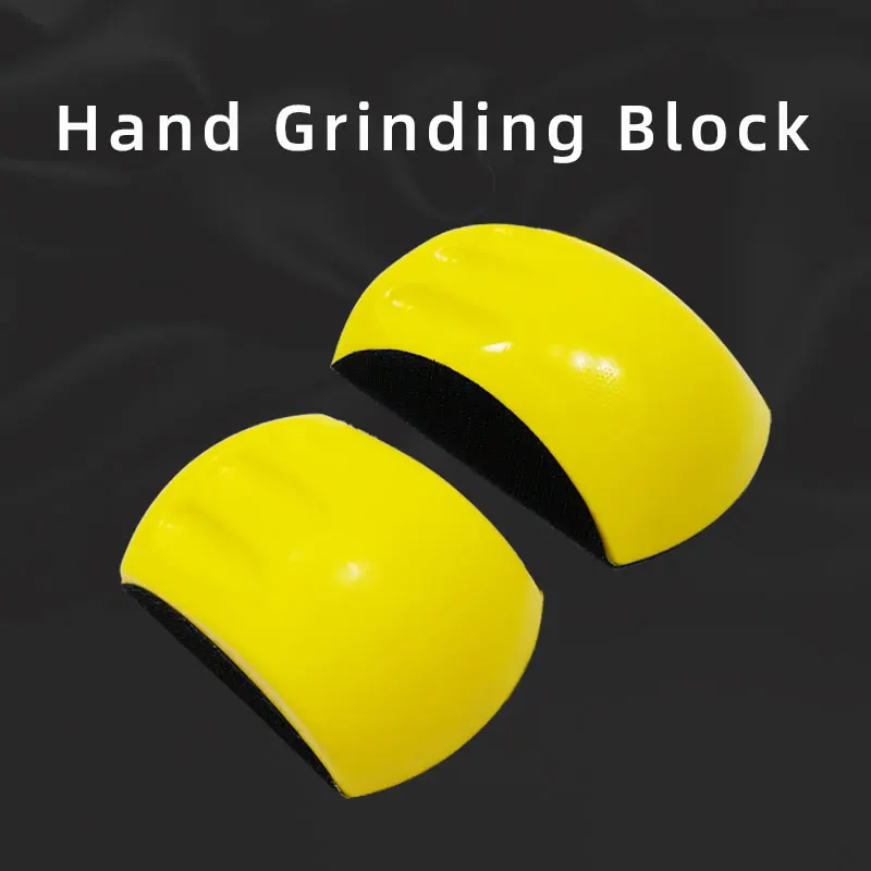 1 Pcs Hand Sanding Block Backing Plate for Hook and Loop Sanding Discs Foam Pad Abrasive Tools For Car Wood Polishing Grinding