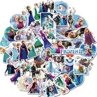 Disney, 50 шт в наборе, Холодное сердце 2 наклейки анимированные наклейки в стиле Эльзы и Анны наклейки с картинками принцесс ноутбук чемодан Чемодан Набор наклеек