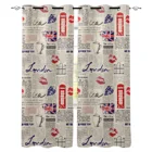 Лондонская газета, оконные шторы, домашний декор, товары для спальни и кухни, занавески, шторы для гостиной