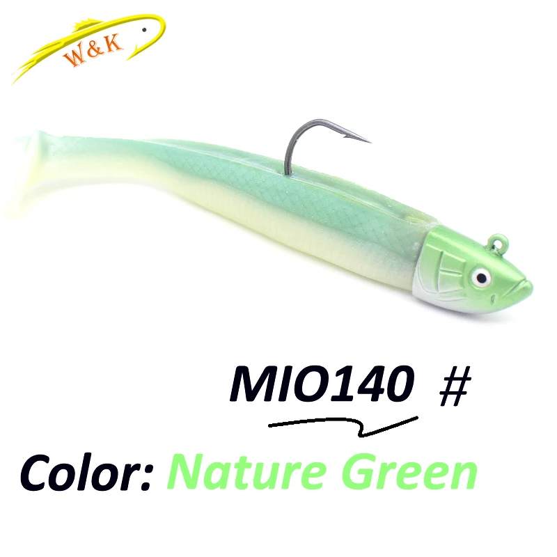 Nature Green 140 28 г Джиги с 12 см набор мягкой приманки в 45 г 14 см плавающие приманки для walleye бас лодка рыболовные приманки и весло Мягкая приманка с хвостом комплект Shad - Цвет: Nature Green 140