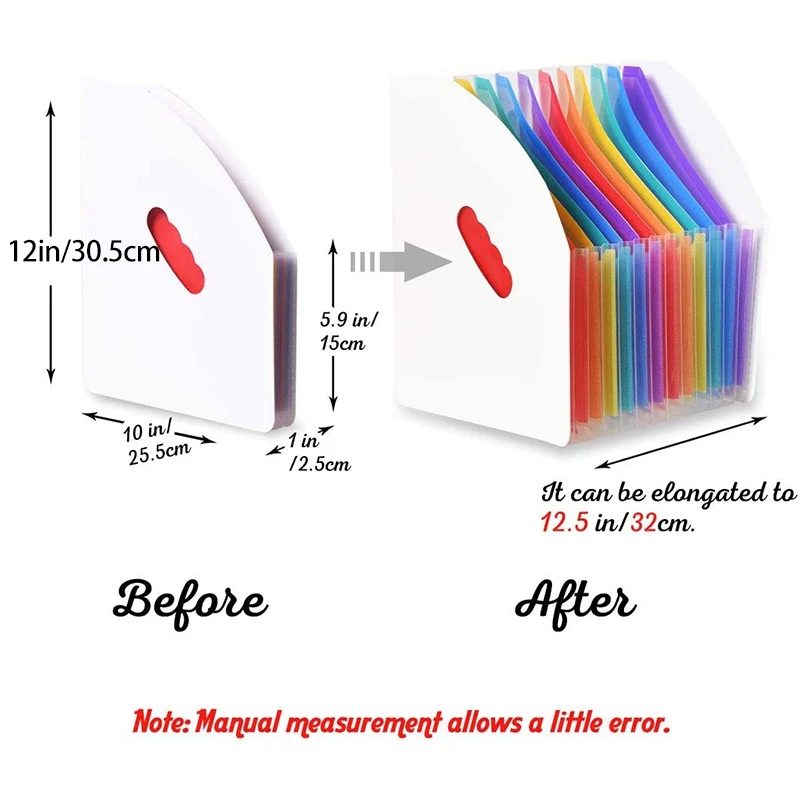 2 шт. вертикальный органайзер для файлов А4 13 карманов | Канцтовары офиса и дома