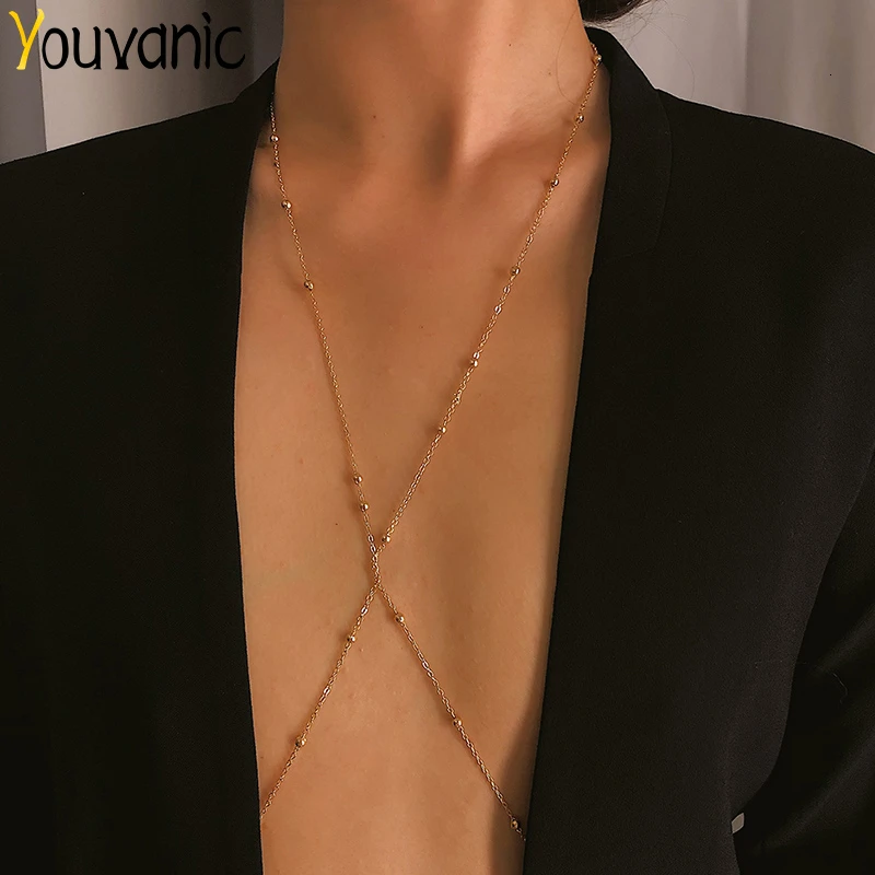 Новинка соблазнительные медные бусины кресты youvolic цепочки для тела бикини