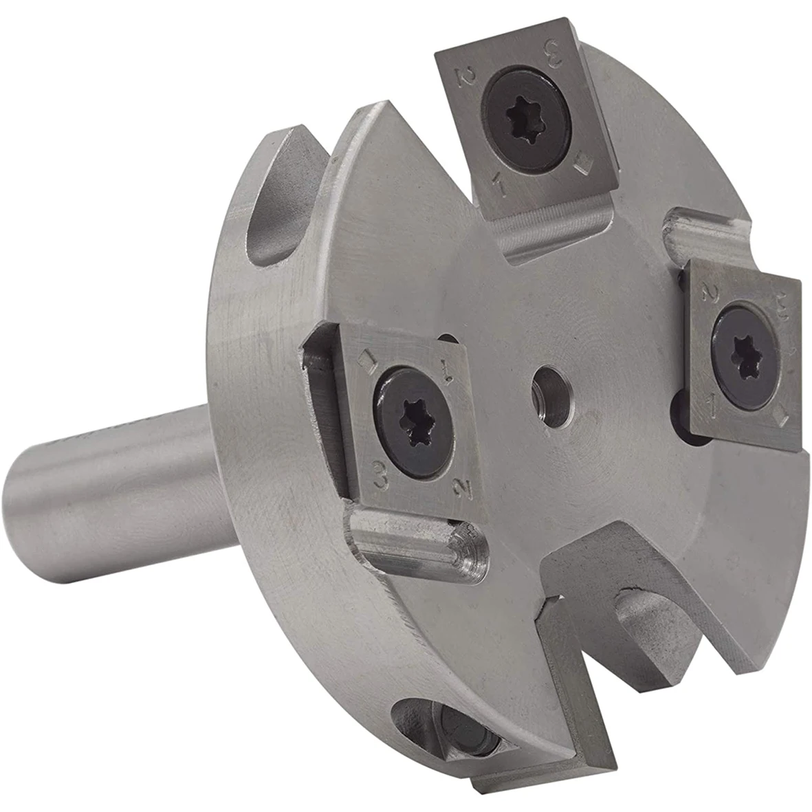 

1/2"CNC Surfacing Rabbeting Router Bit Flycutter Slab Leveling And Spoliboard Surfacing Face Mill With Solid Carbide Inserts