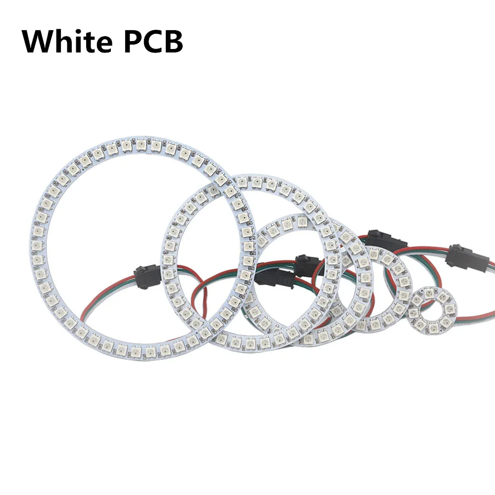 Светодиодный модуль Ring WS2812B 8/16/24/35/45 бит светодиодный светильник 5050 RGB Dream Color WS2812 ic