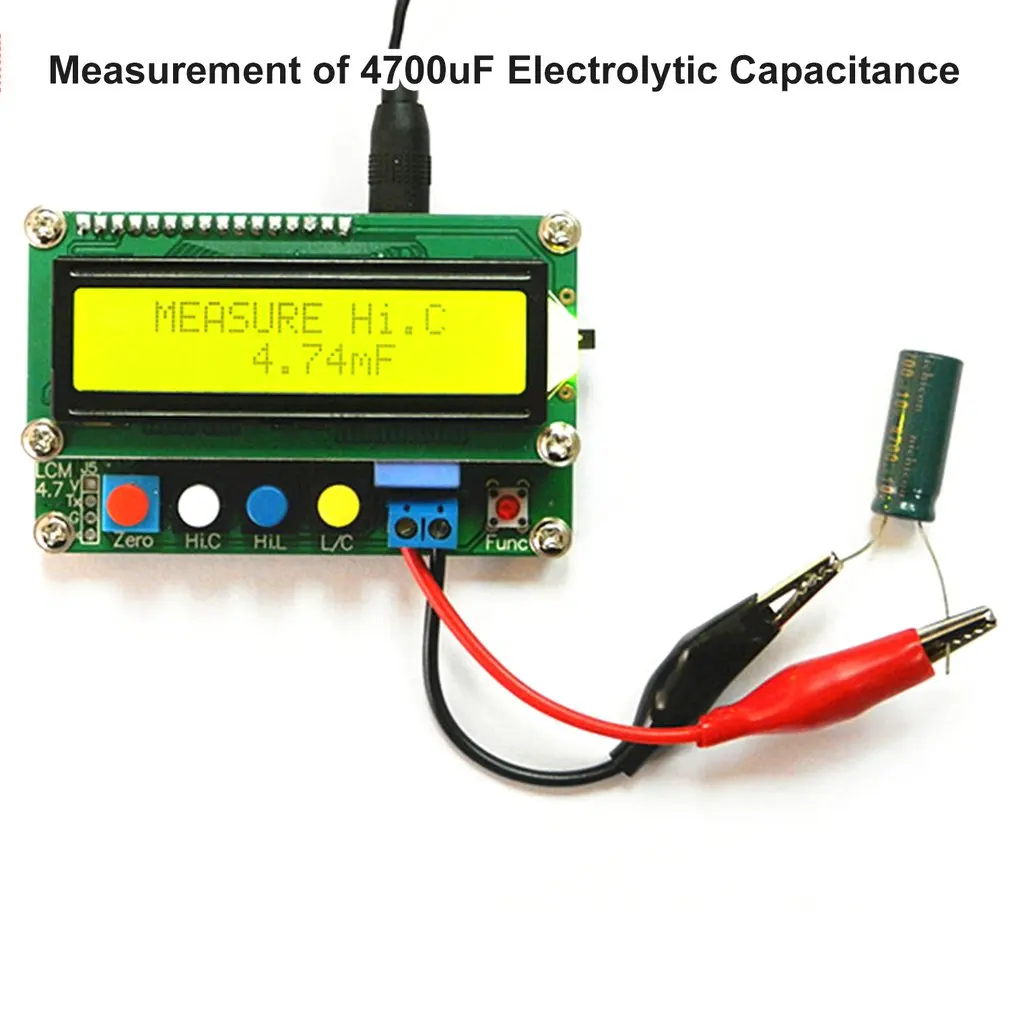 LC100A Digital LCD Capacitance LC Meter Inductive Inductance Tester Inductor Capacitor Table 1pF-100mF 1uH-100H | Инструменты