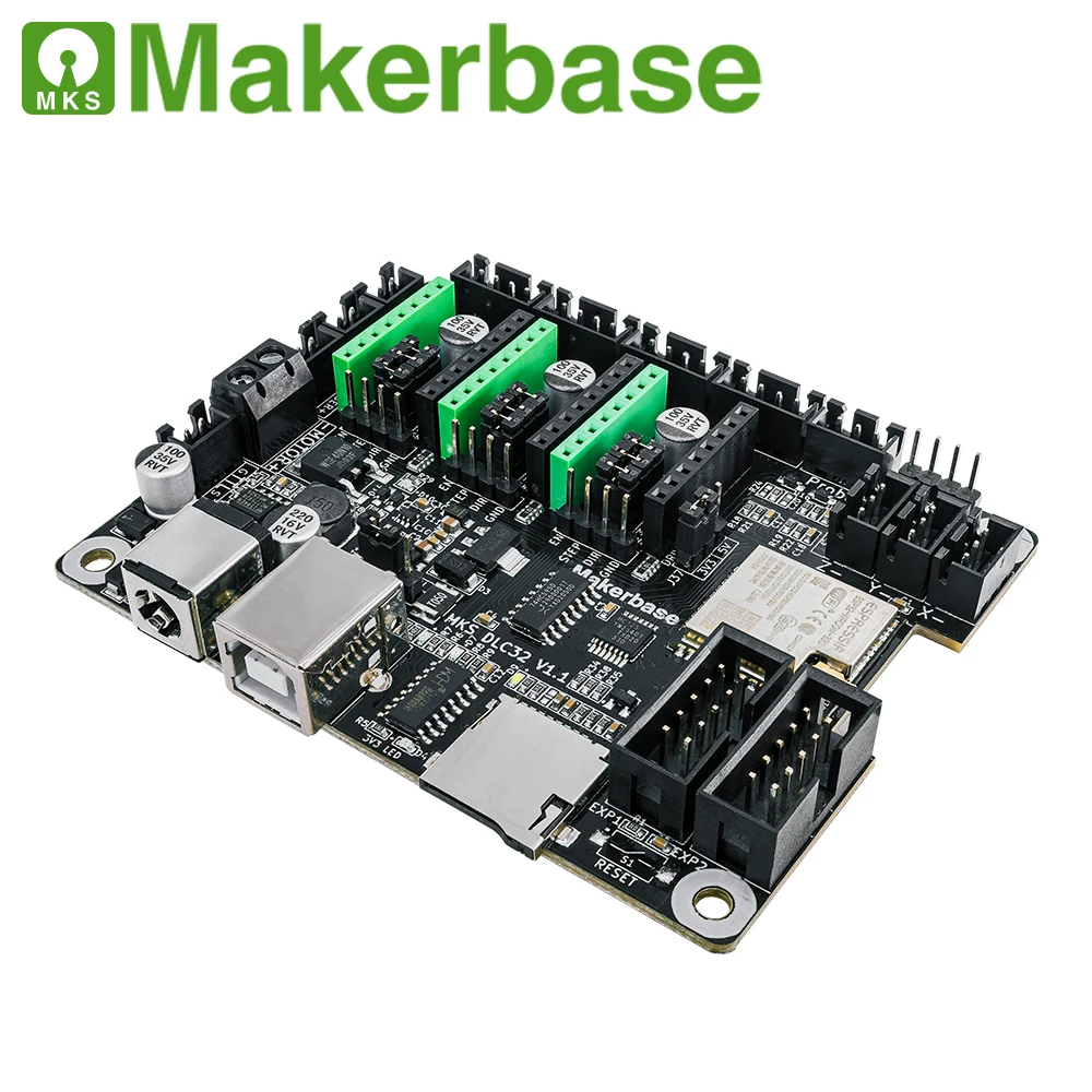 Makerbase MKS DLC32 Автономный контроллер 32 бит ESP32 WIFI GRBL TFT сенсорный экран для
