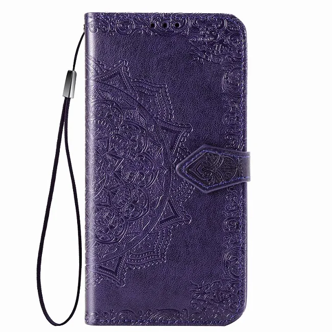 Purple Роскошный чехол-книжка из искусственной кожи для LG LV3 LV5 LV7 K11 K30 K40 K50 Q60 LG Stylo 4 Stylo 5 Q Stylo - Цвет: Purple
