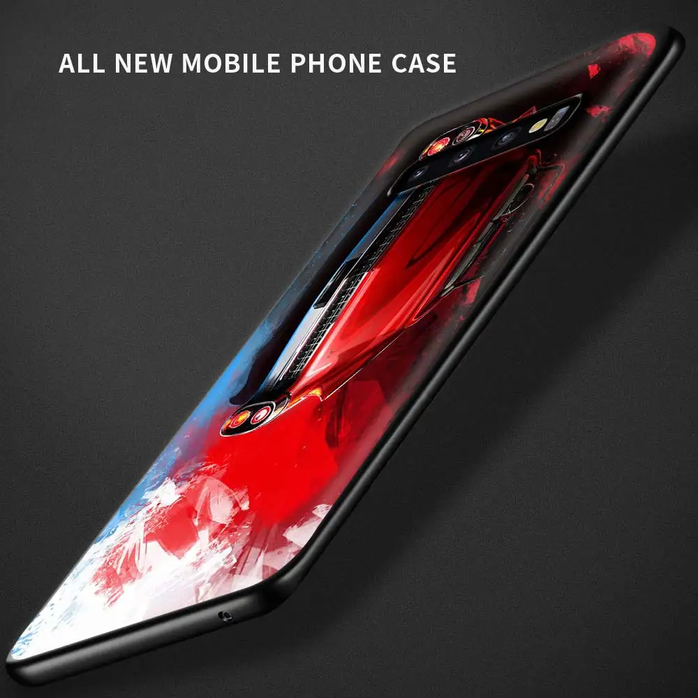 

Soft Case for Samsung Galaxy Note 20 Ultra 5G 8 9 10 Note 10 Plus Lite Phone Shockproof Shell Coque Japan JDM Sports Car Comic