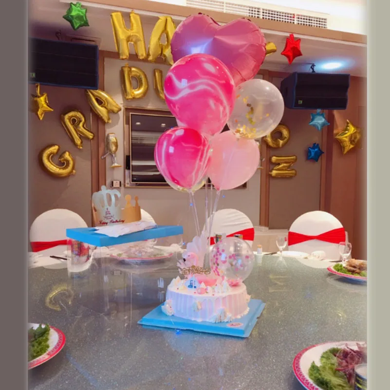 Balloon ground bracket decoration birthday party wedding room banquet arrangement elevated column table stand (no ballon include | Дом и сад