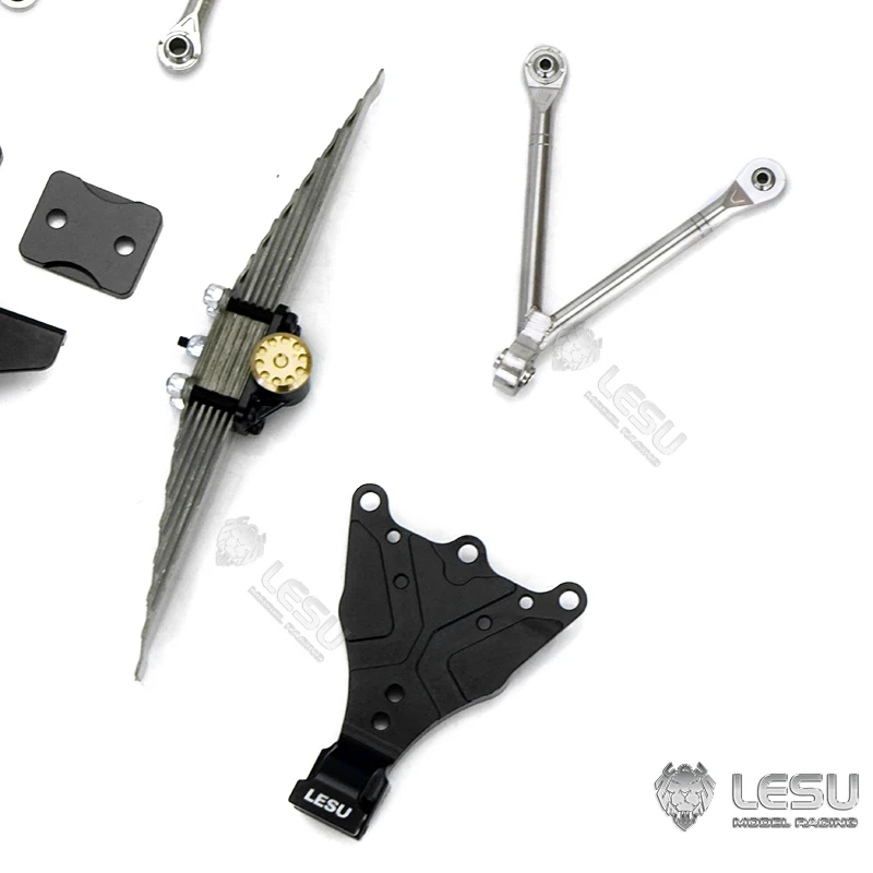 Металлическая задняя двойная подвеска набор только для LESU 1/14 Tamiya RC Axle Truck DIY