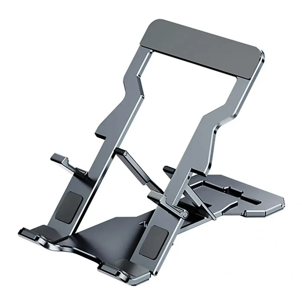 

Ultra-thin Aluminum Alloy Portable Non-slip Desk Cell Phone Stand for Tablet