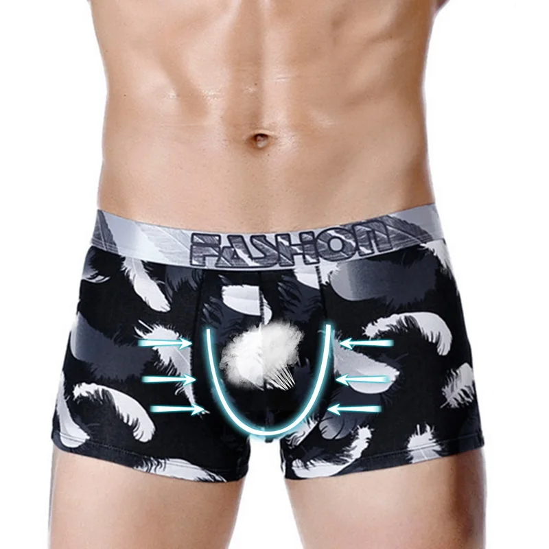 Новинка модное мужское нижнее белье с буквенным принтом боксеры мужские
