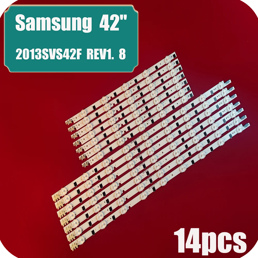Светодиодная лента для подсветки 42 дюйма 14 светодиодов s UE42F5000 UE42F5000AK UE42F5300 UE42F5500