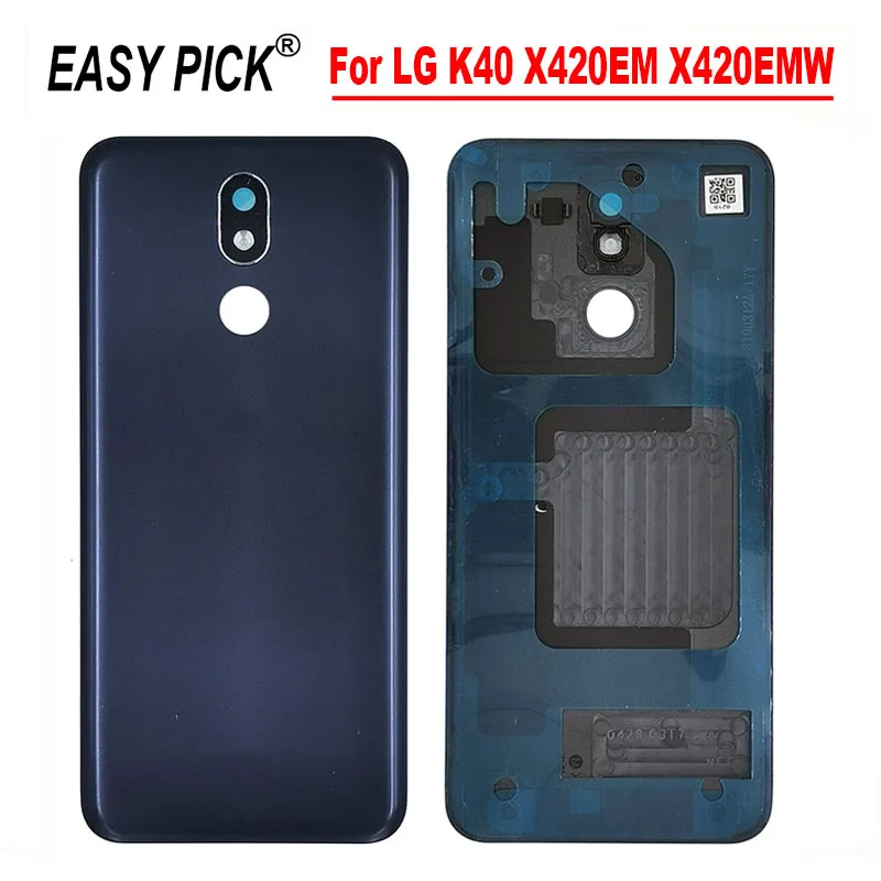 Для LG K40 X420EM X420EMW X420 X420N K12 + Plus Задняя крышка батареи задняя панель двери корпус