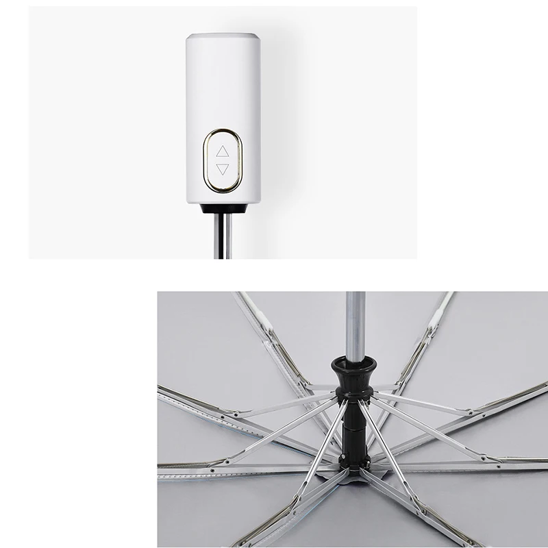 Автоматический зонт с лисой для дождливой погоды детский складной светильник