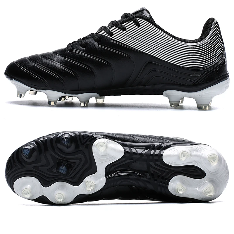 

Men's Outdoor Ultralight Soccer Shoes Non-Slip FG Boys Football Ankle Boots Kids Sport Training Sneakers Soccer Cleats