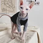 Одежда для кошки Сфинкса 100% хлопок теплый свитер Одежда для кошки Сфинкса котенок осень зима модная толстовка одежда рубашка пальто